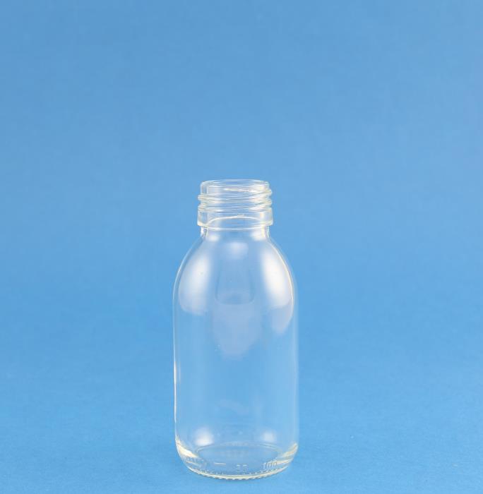 100ml Alpha Clear Glass Bottle 28mm Neck